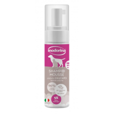Inodorina Shampoo Mousse - Сух шампоан за кучета и котки Деликатен, 250 мл - Италия 24.2.6 Inodorina Shampoo Mousse - Сух шампоан за кучета и котки Деликатен, 250 мл - Италия 24.2.6
